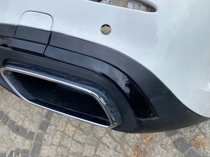 фото №9, Mercedes 206 c клас amg бампер задній  накладка хром 2068850703 оригінал