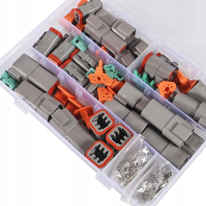 фото №9, Соединитель коннекторы автомобильных штекер герметичные электрические pin 185 szt.