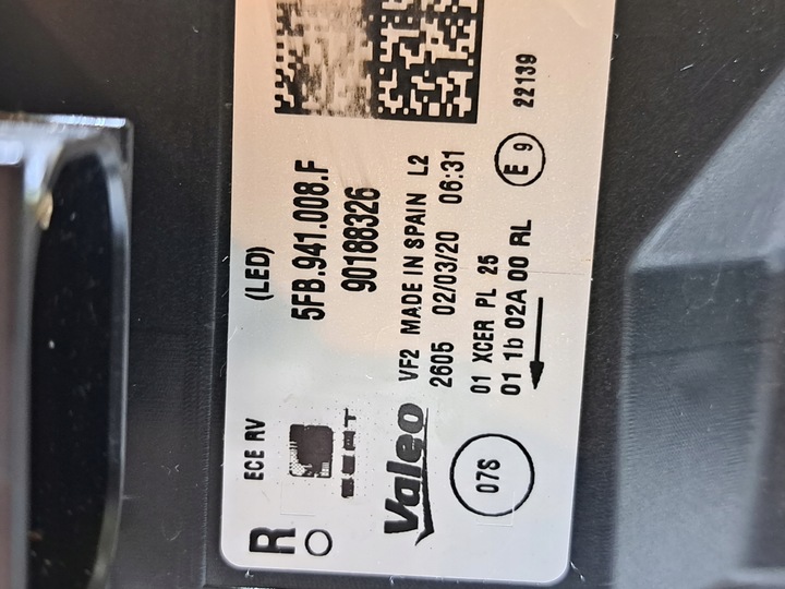 фото №15, Seat leon iv fr фара лівий правий org