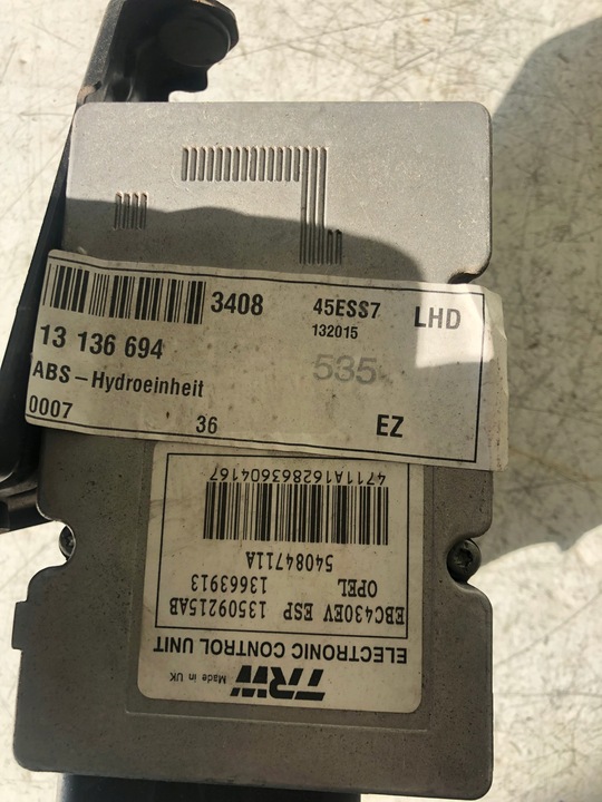фото №6, Насос abs opel signum 13136694