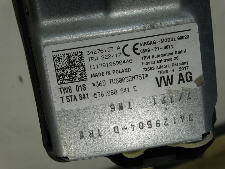 фото №10, Подушка колінна подушка безпеки seat ateca 576880841e