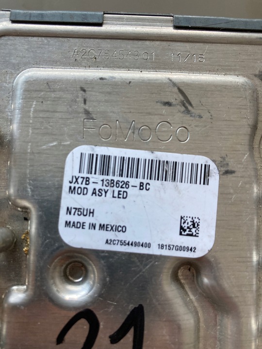 фото №4, Модуль перетворювач led ford оригінальний номер jx7b-13b626-bc
