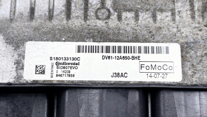 фото №8, Блок управления двигателем (ecu) компьютер ford connect mk2 1.6 tdci dv61-12a650-bhe qq-3