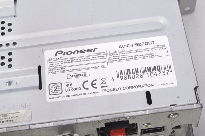 фото №9, Ford s-max монитор sufitowy радио dvd vst pioneer pilot słuchawki