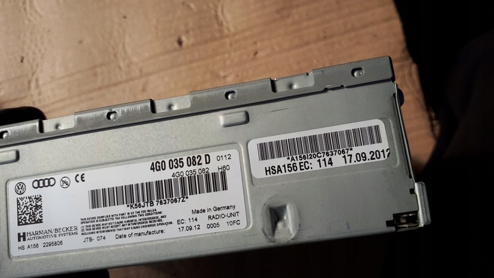 фото №8, S4 b8 рестайлинг a4 модуль тюнер радио 4g0035082d a5 s5