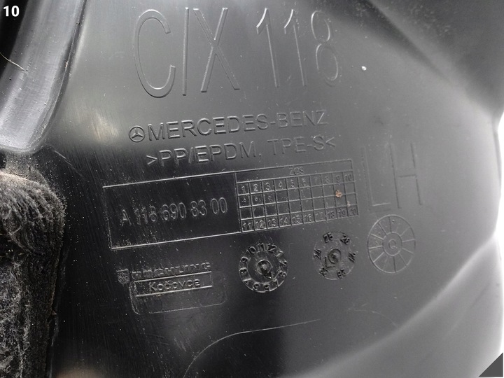 фото №11, Mercedes cla ii 2 c118 x118 19-25 подкрылок ниша колёса задняя запчасть левая перед