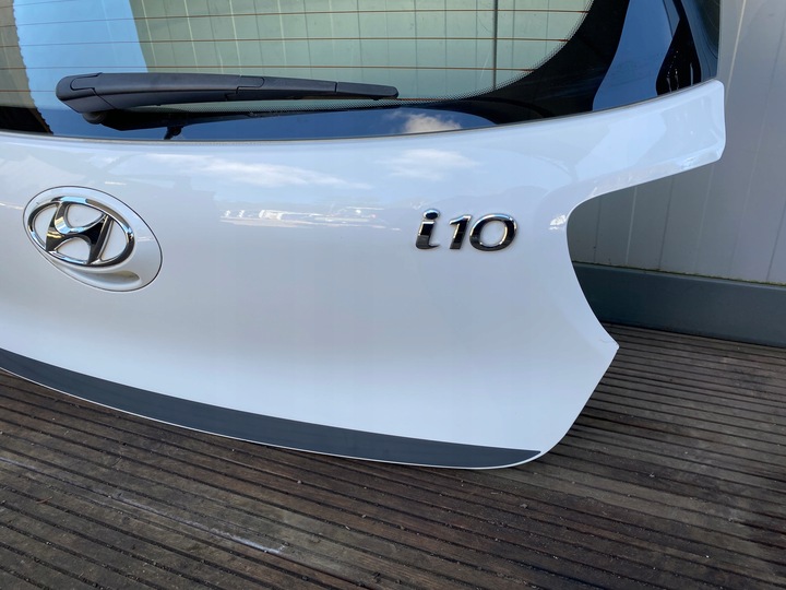 фото №5, Hyundai i10 ii комплектная крышка багажника белая