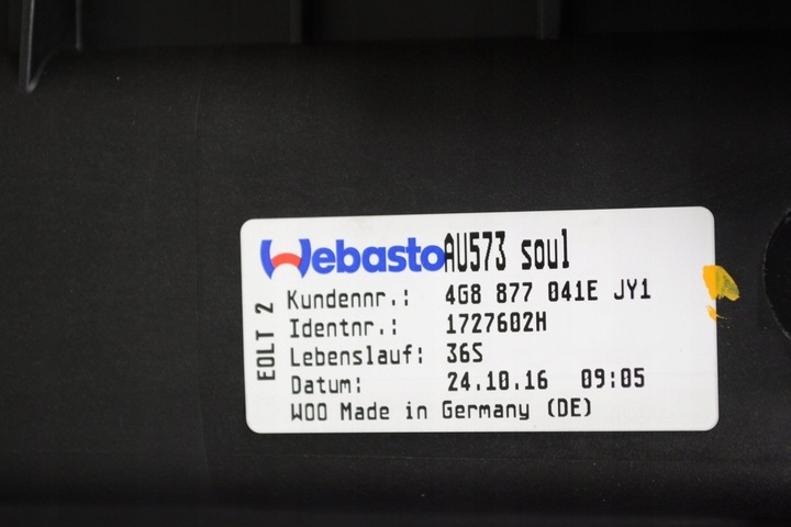 фото №6, Audi a7 люк панорамный 4g8877255a 4g8877041e 4g 3.0 tdi 2017 rhd