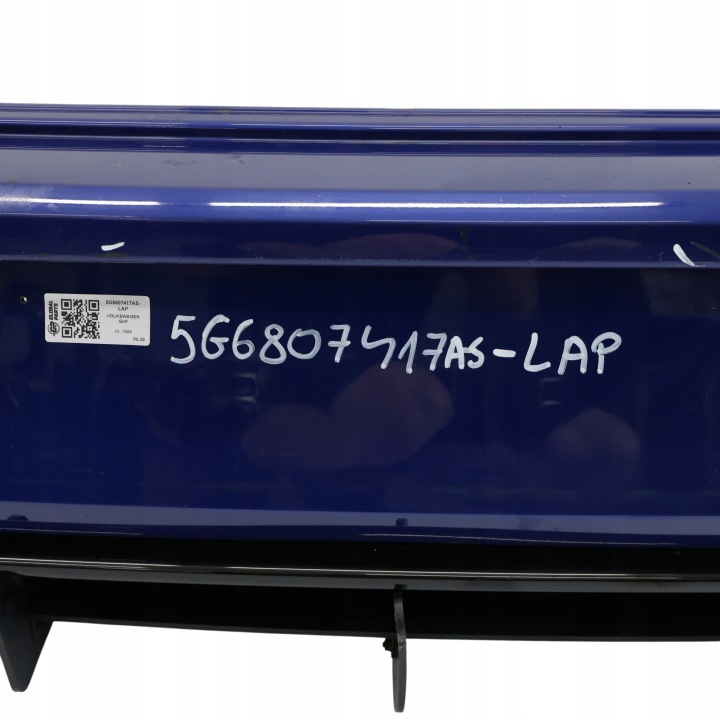 фото №12, Vw golf mk7 бампер заднее r-line защита lapis синий синий металлик - d5k