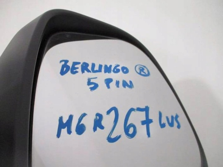фото №9, Citroen berlingo k9 peugeot partner k9 2018- дзеркало праве 5 pin