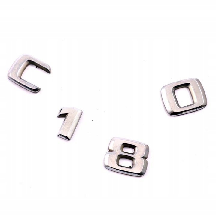 фото №9, Mercedes w203 эмблема значок надпись c180 крышки багажника зад a2028171215