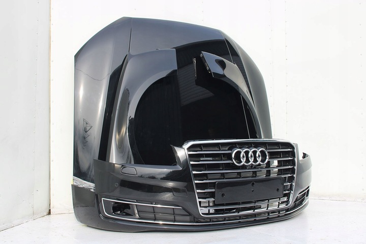 фото №13, Audi a8 4h рестайлінг перед matrix капот крила бампер + зад кришка лампи + drz