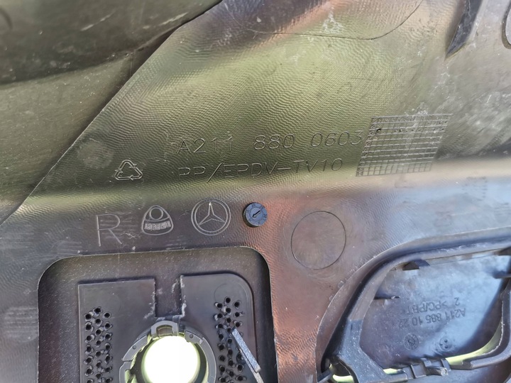 фото №14, Mercedes e клас w211 рестайлінг 06- бампер перед переднє a2118801540