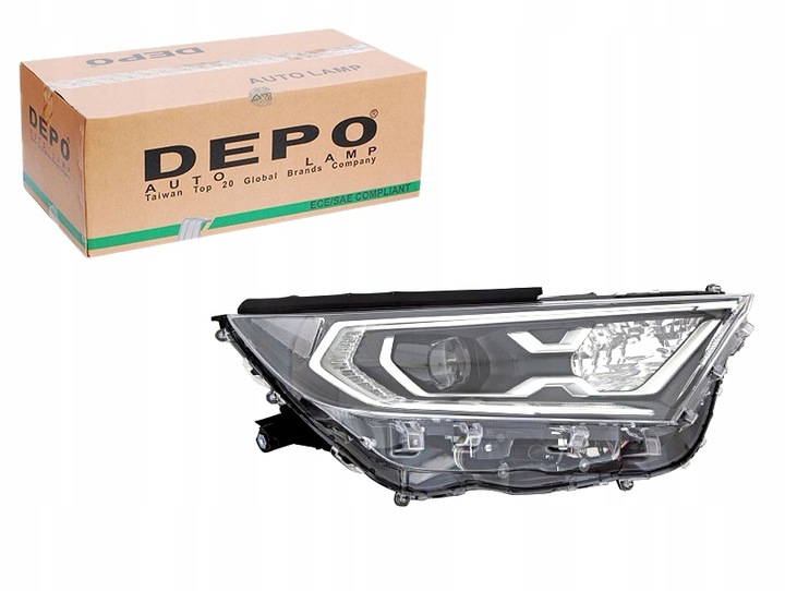 фото №6, Фара ty.rav4 19 ece.elec w/s двигун w/s led w/drl 81145-42a30