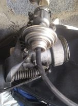 фото №4, Mercedes w124w210 om604 дроссельная заслонка i egr
