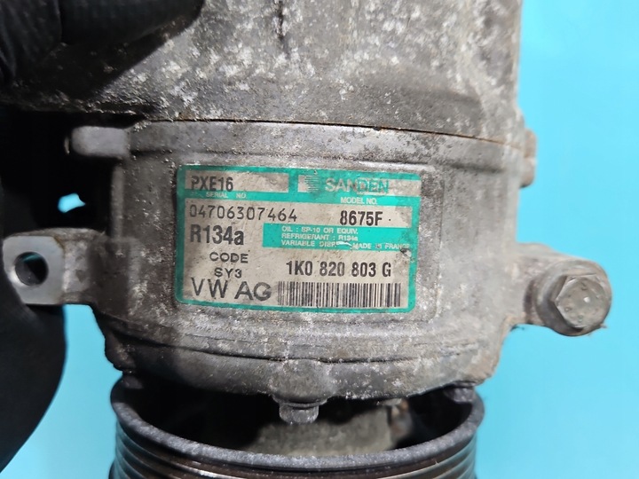 фото №8, Компрессор кондиционера vw golf v 1k0820803g, 8675f