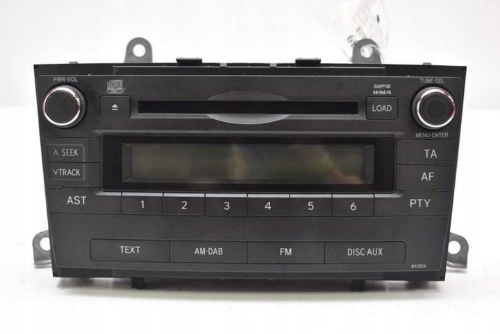 фото №1, Радио радиопроигрыватель cd aux 86120-05161 toyota avensis t27 09-11