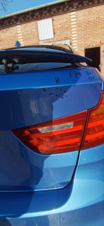 фото №5, Кришка багажника bmw f34 b45 estorilblau