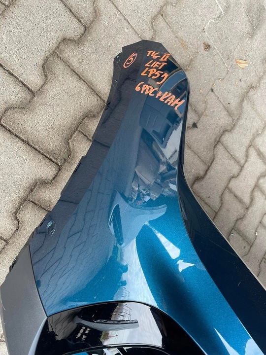 фото №9, Vw tiguan ii рестайлінг бампер перед 6pdc lp5j lc9a