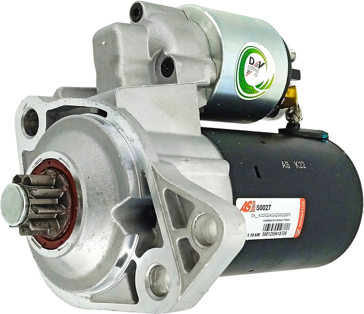 фото №16, Стартер as-pl s0027 020911023t