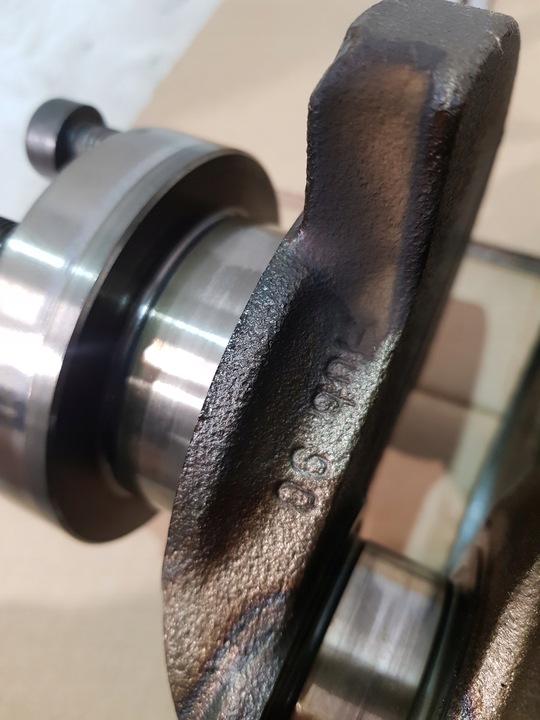 фото №11, Wał колінчастий hub90 bmw e90 e91 e87 e60 e61 eur 2.0b n43b20ay