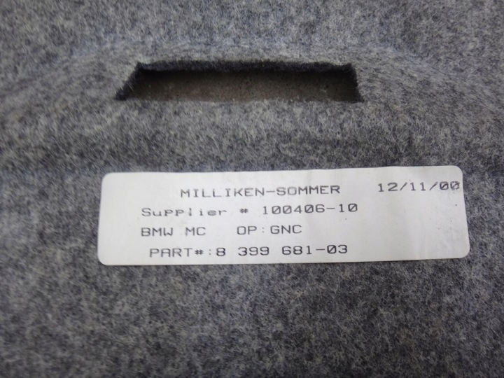 фото №7, Корпус стіни оббивка багажника bmw z3