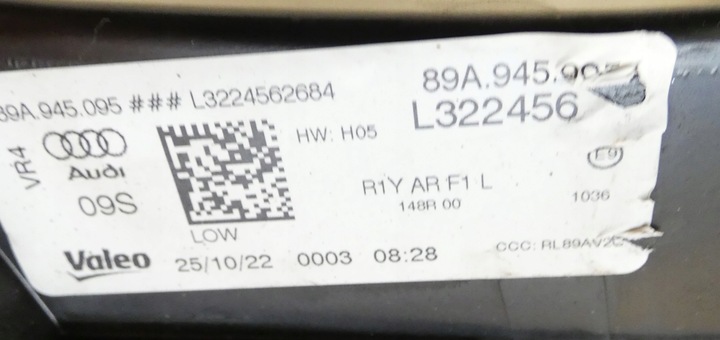 фото №12, Audi q4 2021- 89a945070 89a945069 89a945095 лампа зад накладка крышки kpl