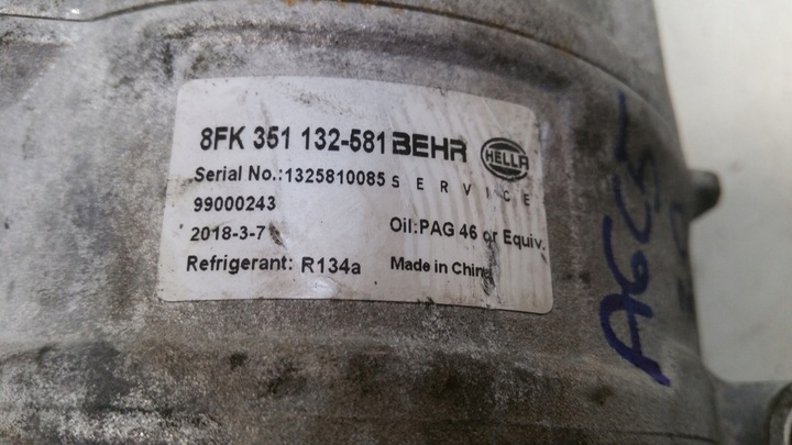 фото №4, Компресор кондиціонера 8fk351132581 audi a6 c5