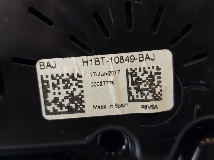 фото №10, Спидометр панель приборов ford fiesta 2017r 1.0 b h1bt10849baj