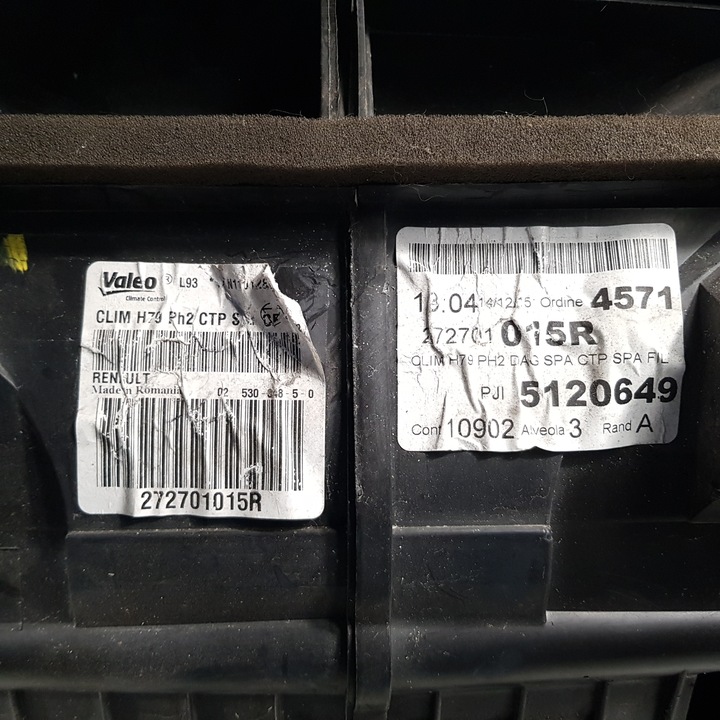 фото №5, Отопитель dacia 272701015r 1.5 dci