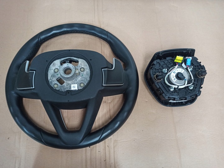 фото №6, Кермо пелюстки подушка безпеки kmp bmw 5 g30 g31 шкіра