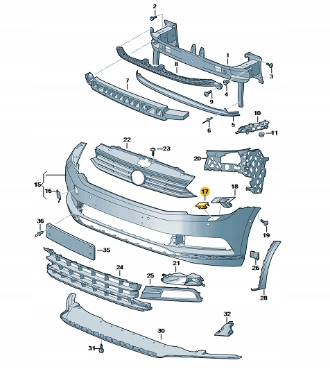 фото №1, Volkswagen оригинальный номер заглушка passat 2015 -