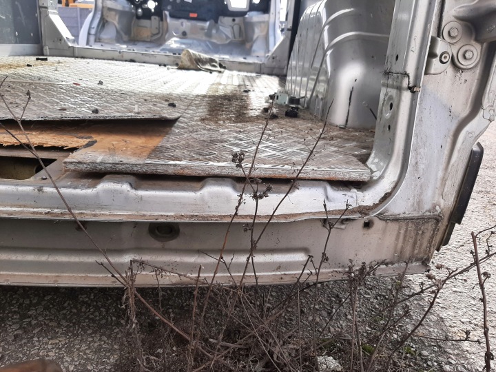 фото №7, Ford transit custom v362 2.0 eco блакитний рестайлінг 18r підлога панель задня