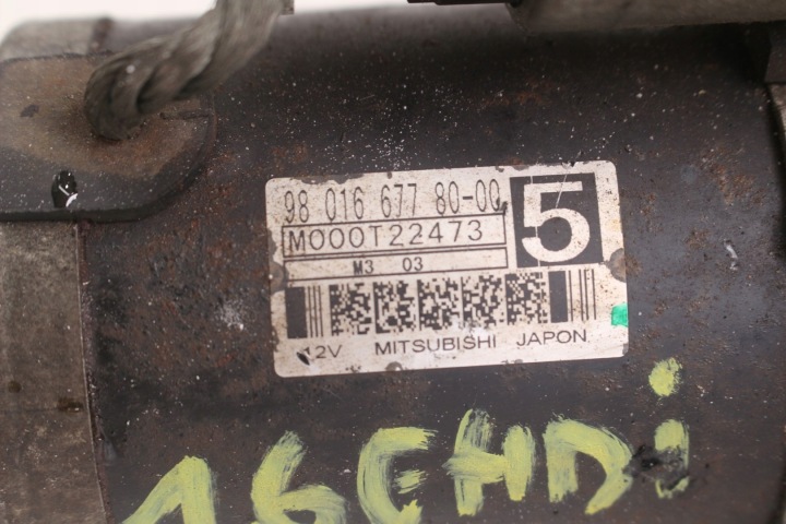 фото №10, Стартер 9801667780 citroen c4 picasso ii 1.6 e-hdi