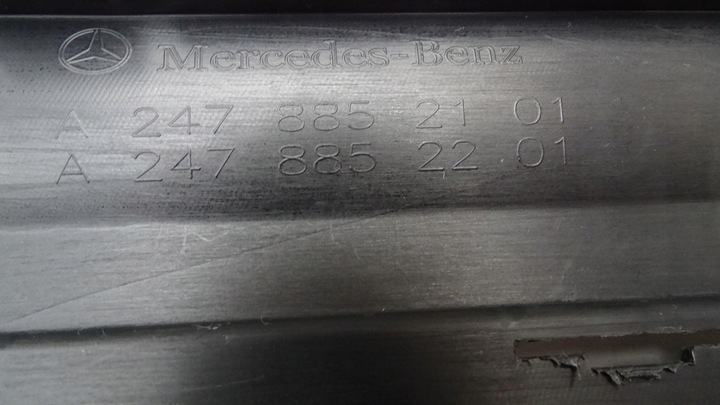 фото №16, Mercedes b-klasa w247 диффузор накладка бампера зад a2478852101