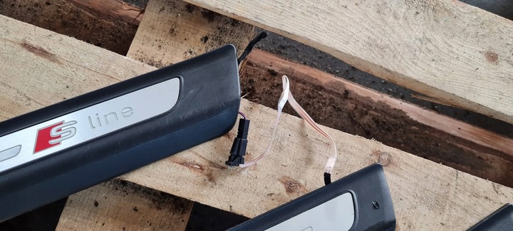 фото №9, Q7 4m ii планки подсвечиваемый led порога накладка sline комплект