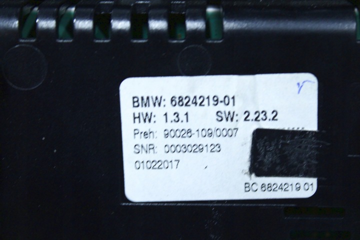 фото №7, Bmw 6 f06 f12 f13 панель керування радіо кондиціонера 6824219