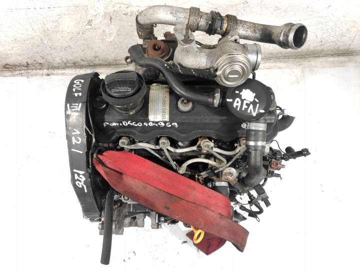 фото №9, Двигатель стойка afn насос топливная рейка турбина vw golf iii seat toledo 1.9 tdi