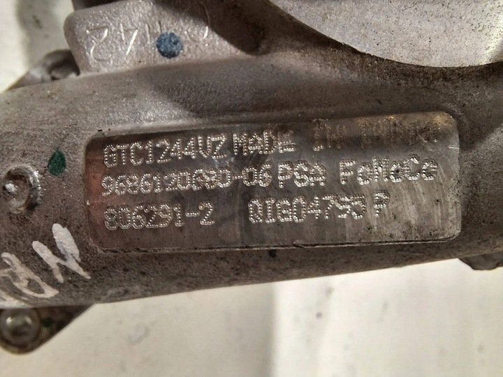 фото №8, Turbo garret 9686120680 peugeot 508 i 1.6 ehdi 10-