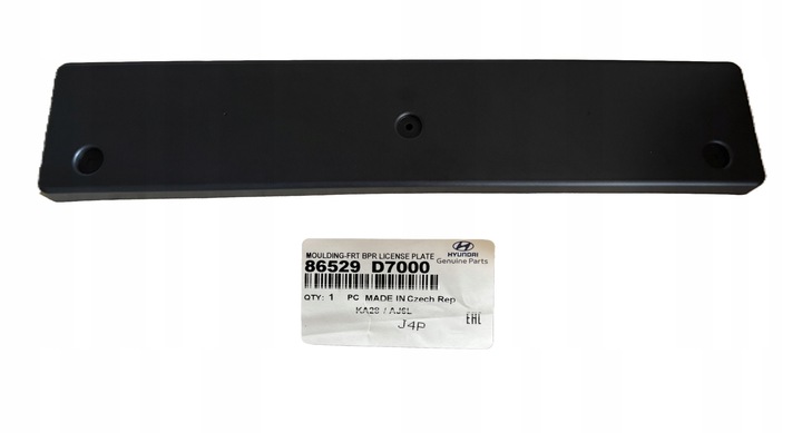 фото №1, Кронштейн номерного знака реєстраційний оригінальний номер 86529d7000 hyundai tucson