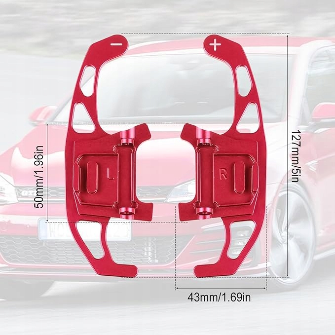 фото №6, Лепестки изменения коробки передач vw golf gti r r-line gtd gte mk7 7 polo gti 2014-2019