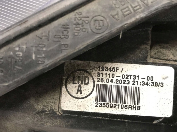 фото №15, Toyota corolla xii e21 рестайлинг sedan фара перед правый eu 81110-02t31-00