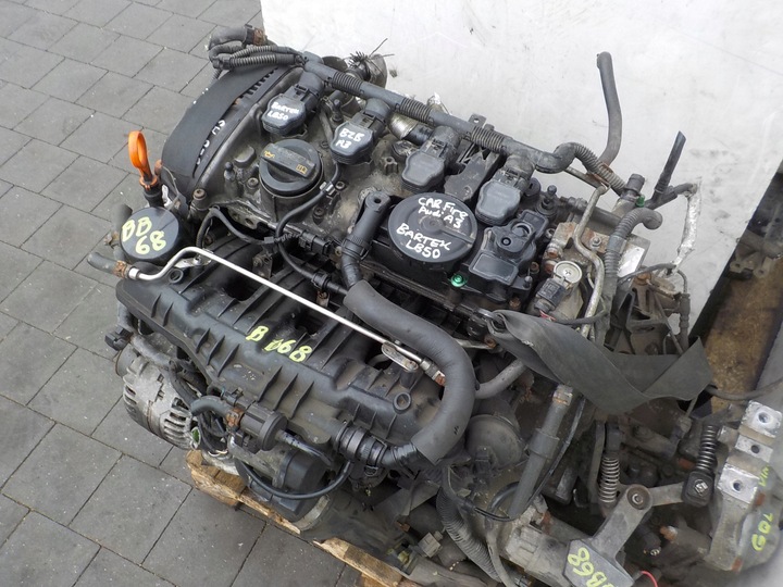 фото №9, Audi a3 8p 08r 1.8 tfsi 160km двигатель bzb комплектный