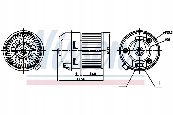 фото №8, Вентилятор інтер'єру - повітродувка nissens 87399 pl dystrybucja