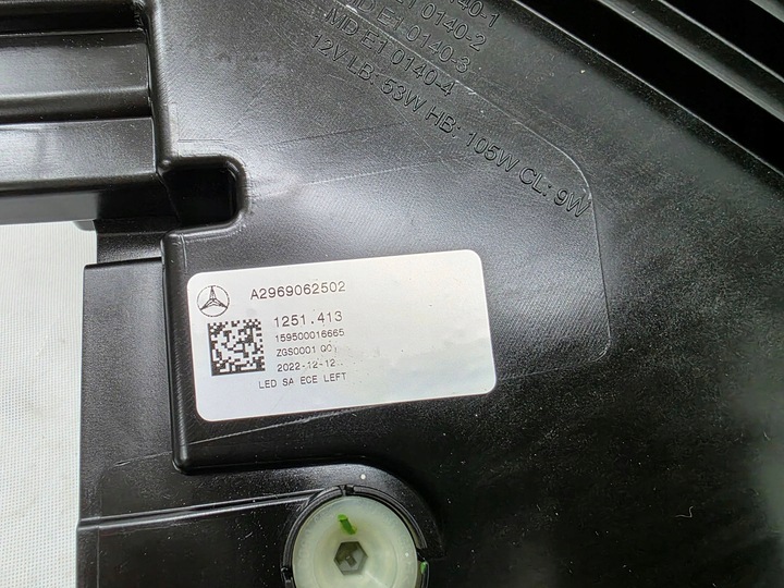 фото №10, Mercedes mb eqs w296 suv лампа перед ліва digital light європа a2969062502
