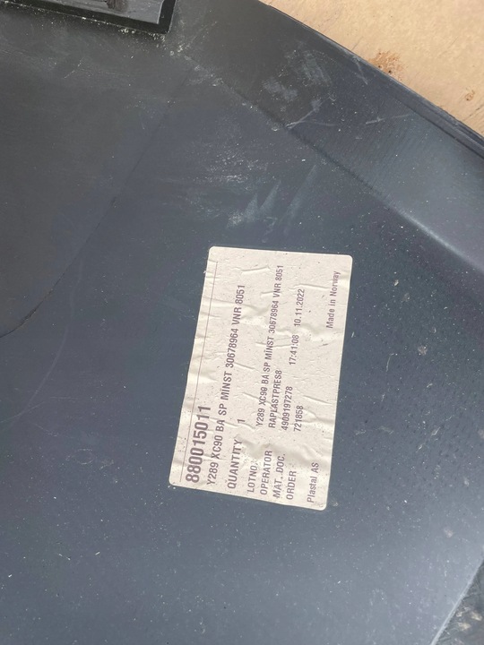 фото №7, Volvo xc90 бампер спойлер зад задній новий oem 30678964