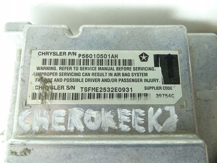фото №5, Jeep cherokee kj 01-08 модуль датчик подушка безопасности p56010501ah