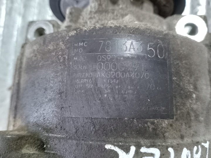фото №8, Насос, компрессор кондиционера mitsubishi lancer ix aks200a407c 7813a350