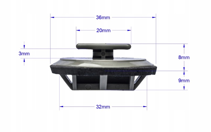 фото №5, Клипсы планки пороговой mazda 2 3 5 6 cx-3 cx-30 cx-5 cx-7 cx-9 mx-30 rx-8