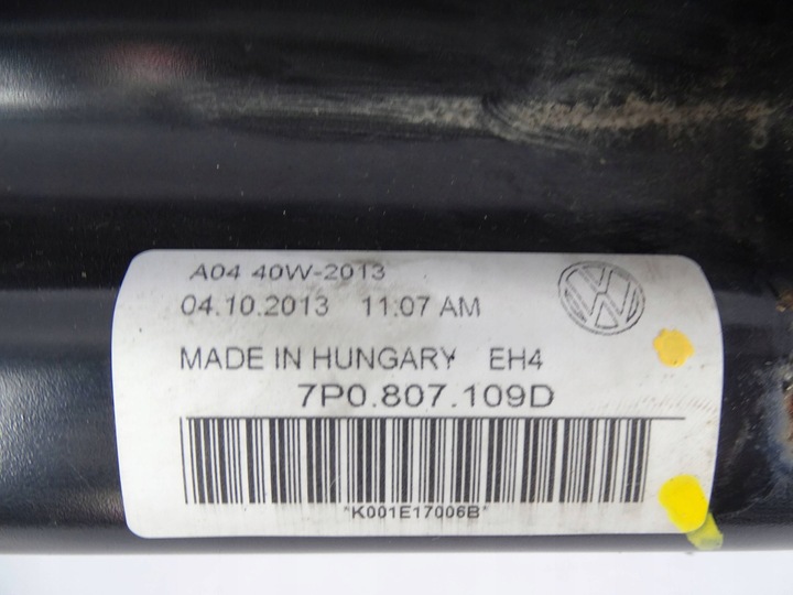 фото №6, Pas перед переднее vw touareg 7p cayenne 7p 10-17 + балка